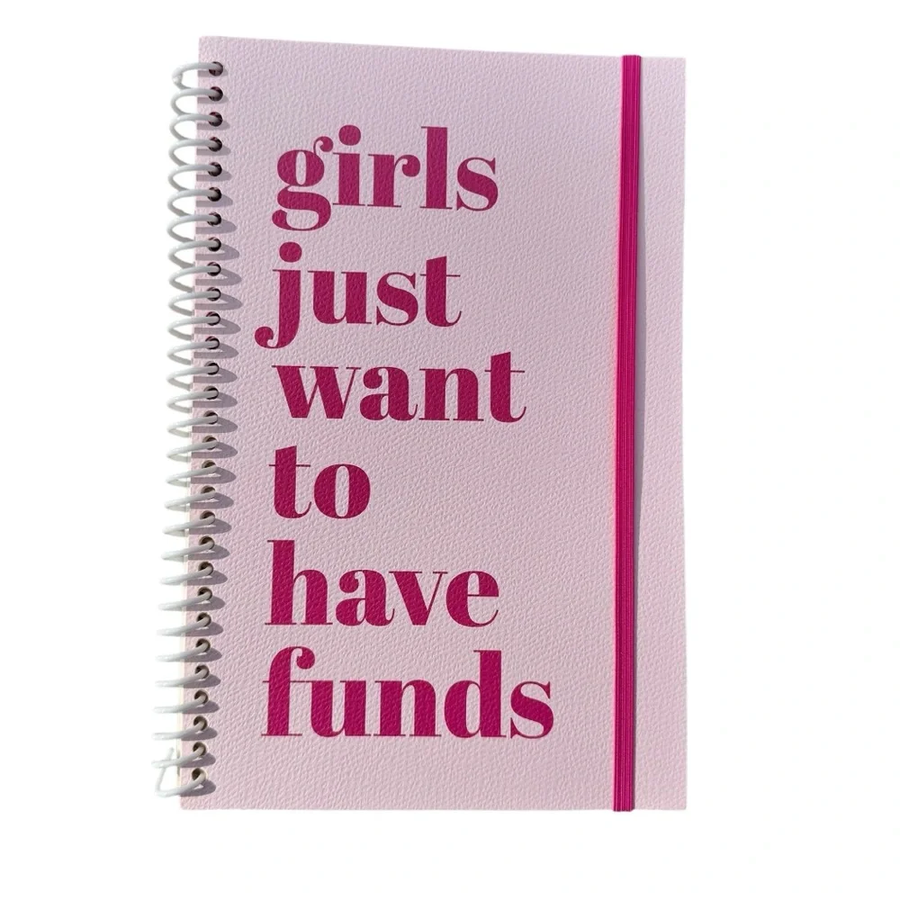 Home Finance Bill Organizer monthly pockets Budget planner girls just want NEW